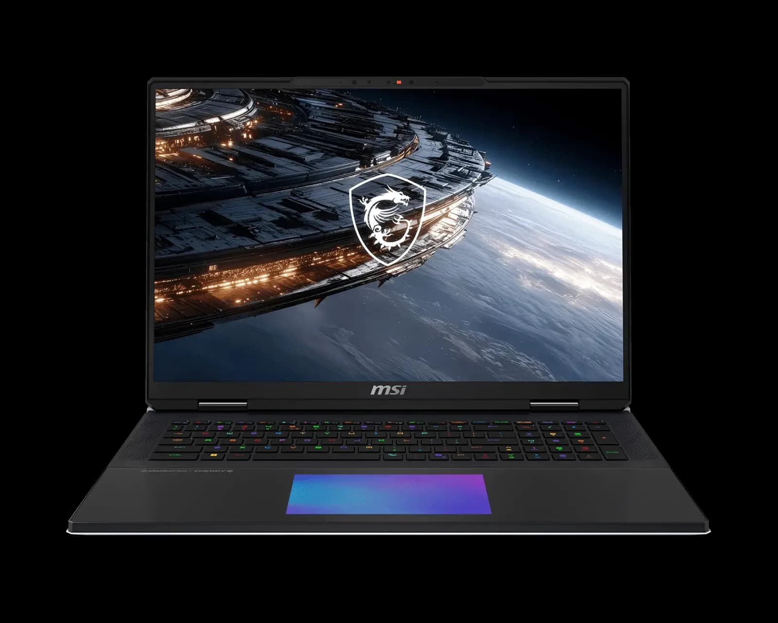 MSI Titan 18 HX A2W — نمای روبه‌رو